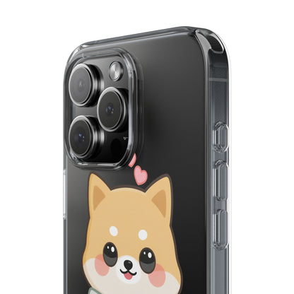 Kawaii Shiba Inu Phone Case, Cozy Valentine Gift