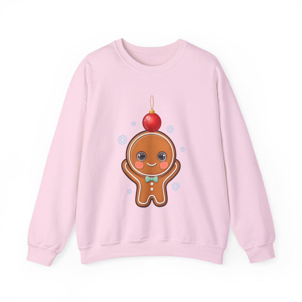 Gingerbread Christmas Sweatshirt, Cute Holiday Crewneck
