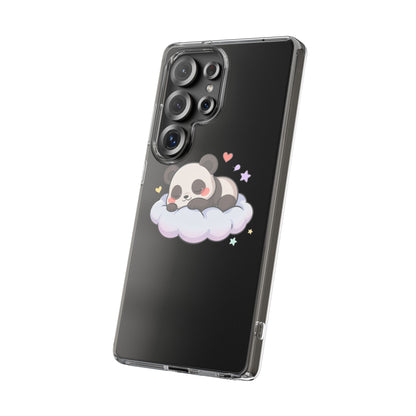 Sleeping Panda Clear Impact-Resistant Phone Case