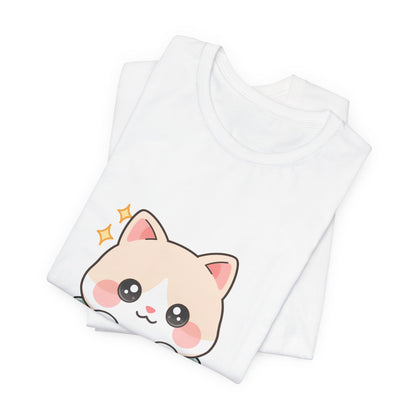Kawaii Cat T-Shirt for Cute Cat and Chibi Art Fans