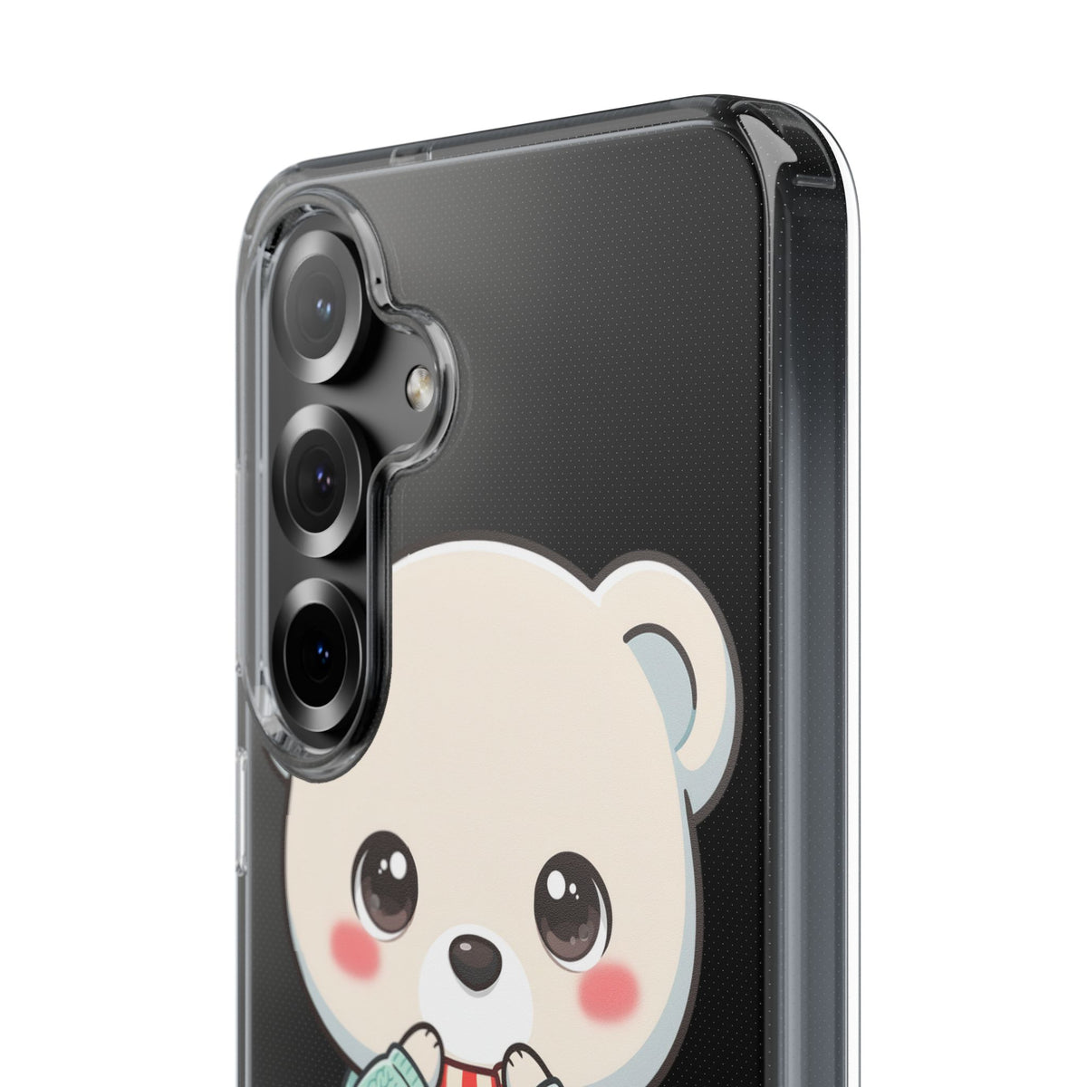 Kawaii Christmas Bear Phone Case for Holiday Season