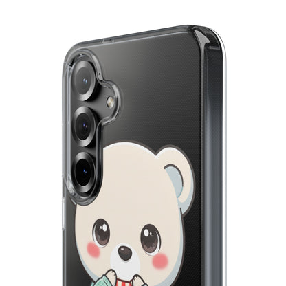 Kawaii Christmas Bear Phone Case for Holiday Season