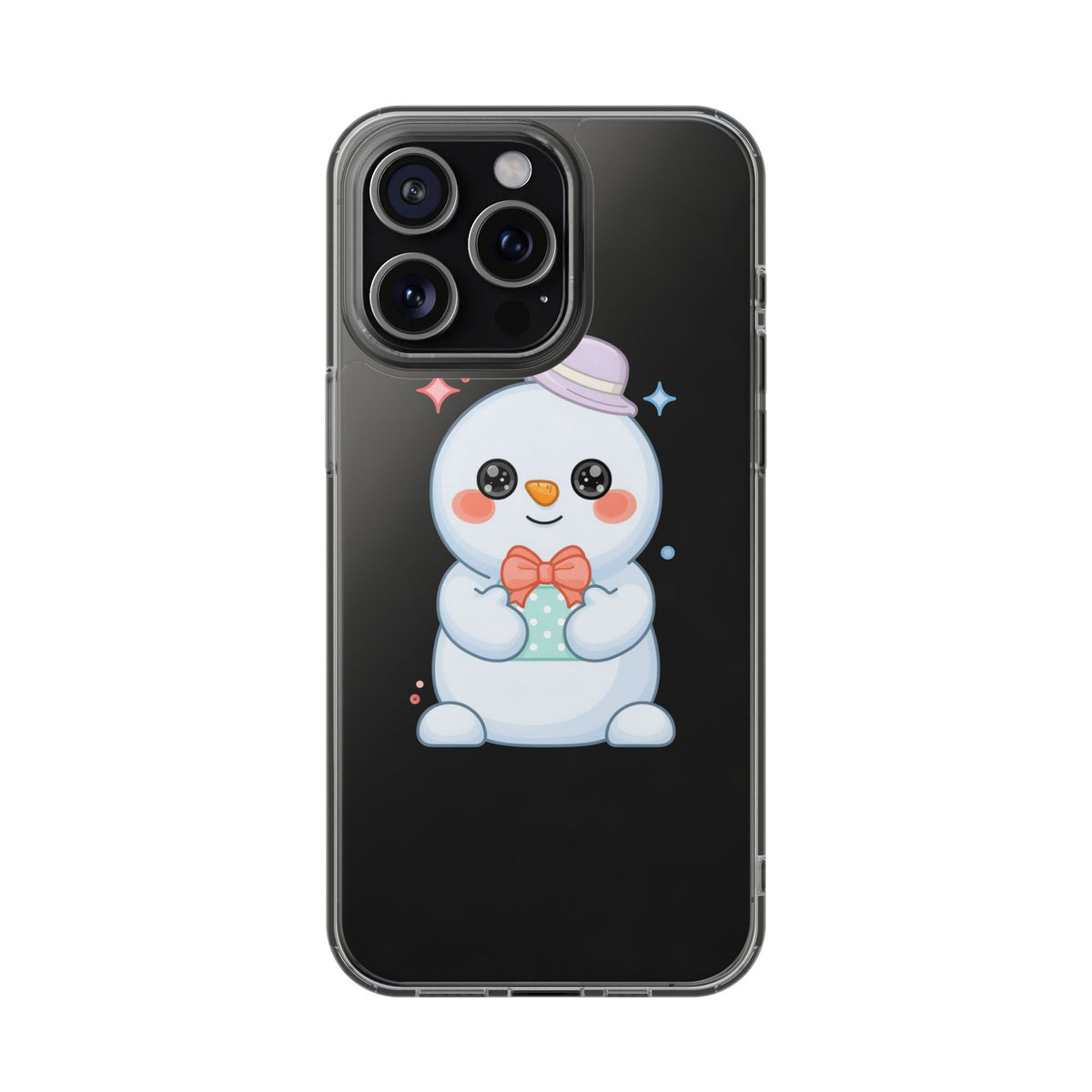 Kawaii Snowman Phone Case for Cheerful Winter Days