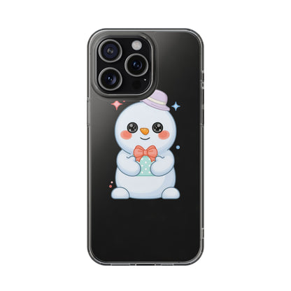 Kawaii Snowman Phone Case for Cheerful Winter Days