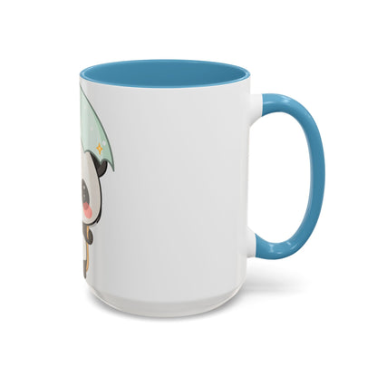 Cute Panda Accent Coffee Mug for Rainy Day Sips