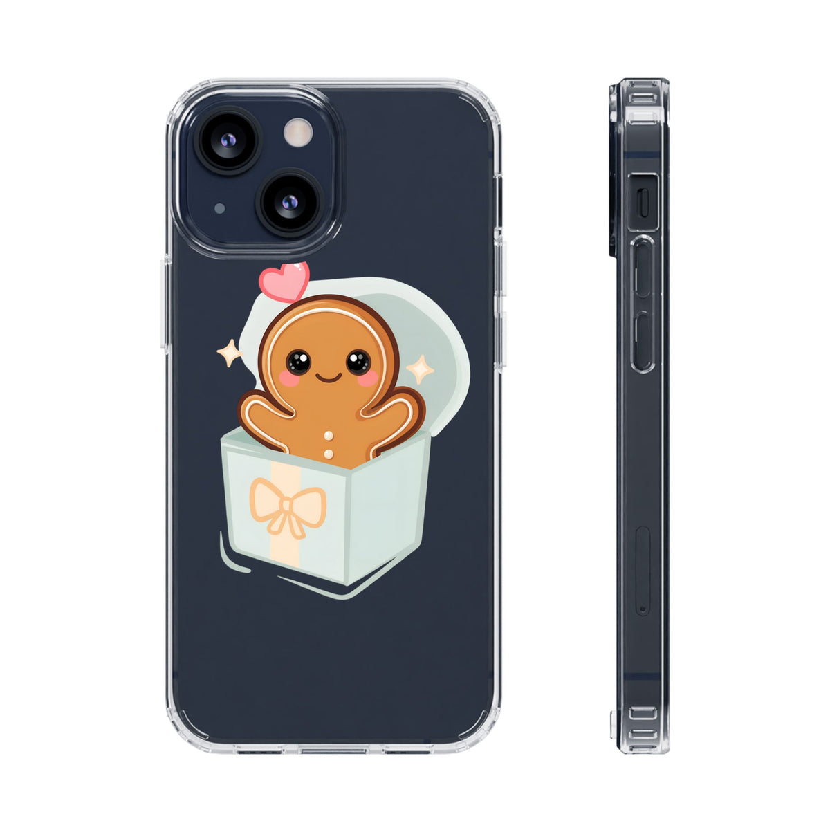 Gingerbread Man Phone Case – Kawaii Holiday Gift