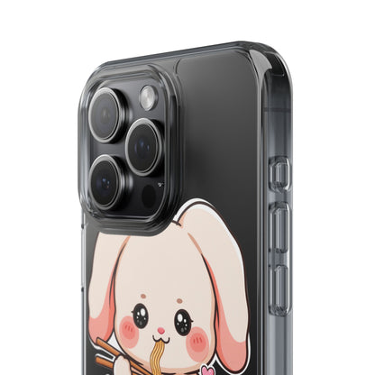 Kawaii Ramen Bunny Clear Impact-Resistant Case