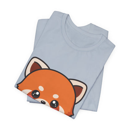 Red Panda Donut T-Shirt, Cute Kawaii Animal Tee