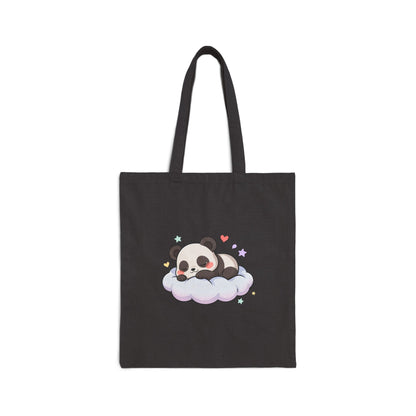 Kawaii Panda Tote Bag – Sleepy Cloud Daydream