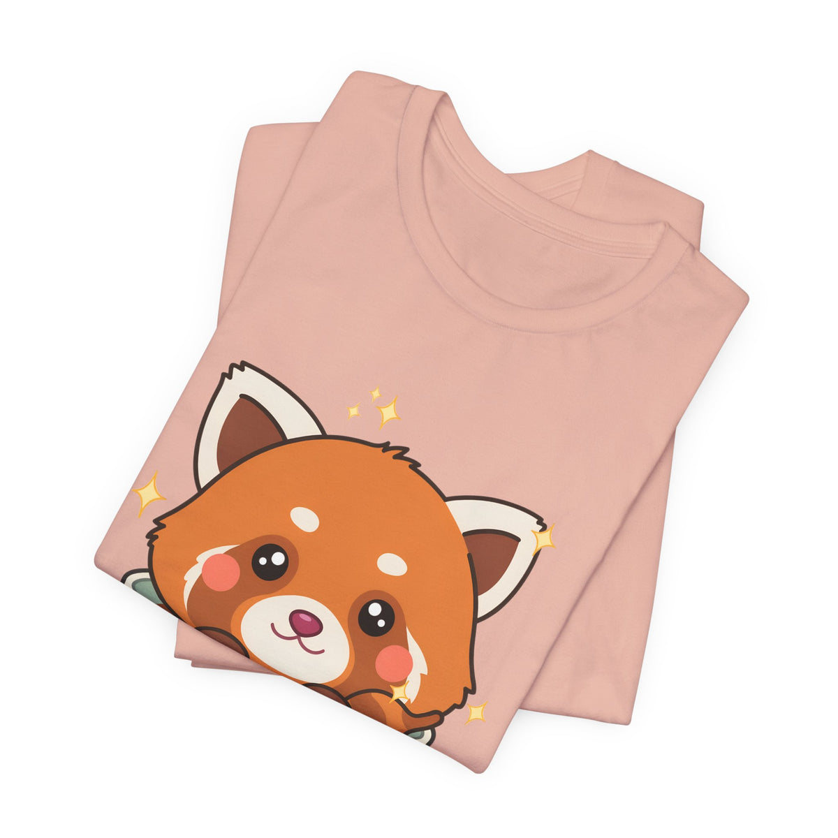 Kawaii Red Panda T-Shirt, Cute Tea Lover Gift