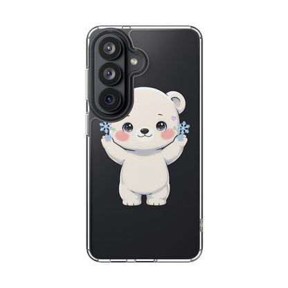 Kawaii Polar Bear Phone Case for a Cozy Winter Gift