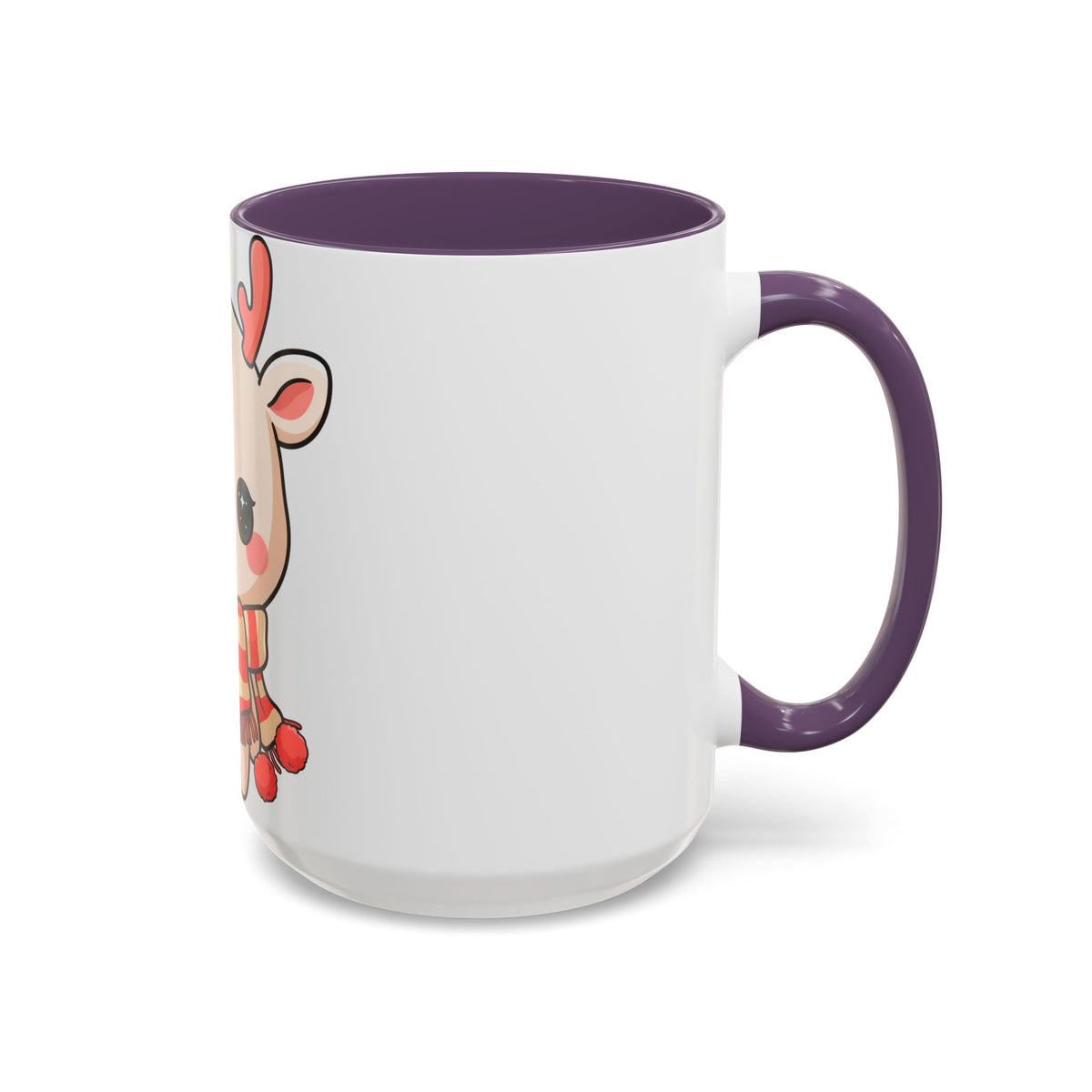 Kawaii Reindeer Christmas Mug for Holiday Fans