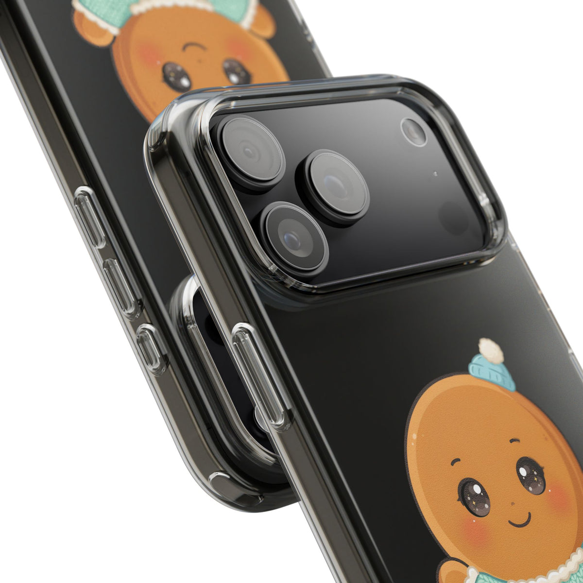 Kawaii Gingerbread Phone Case, Cute Christmas Sweater Cookie