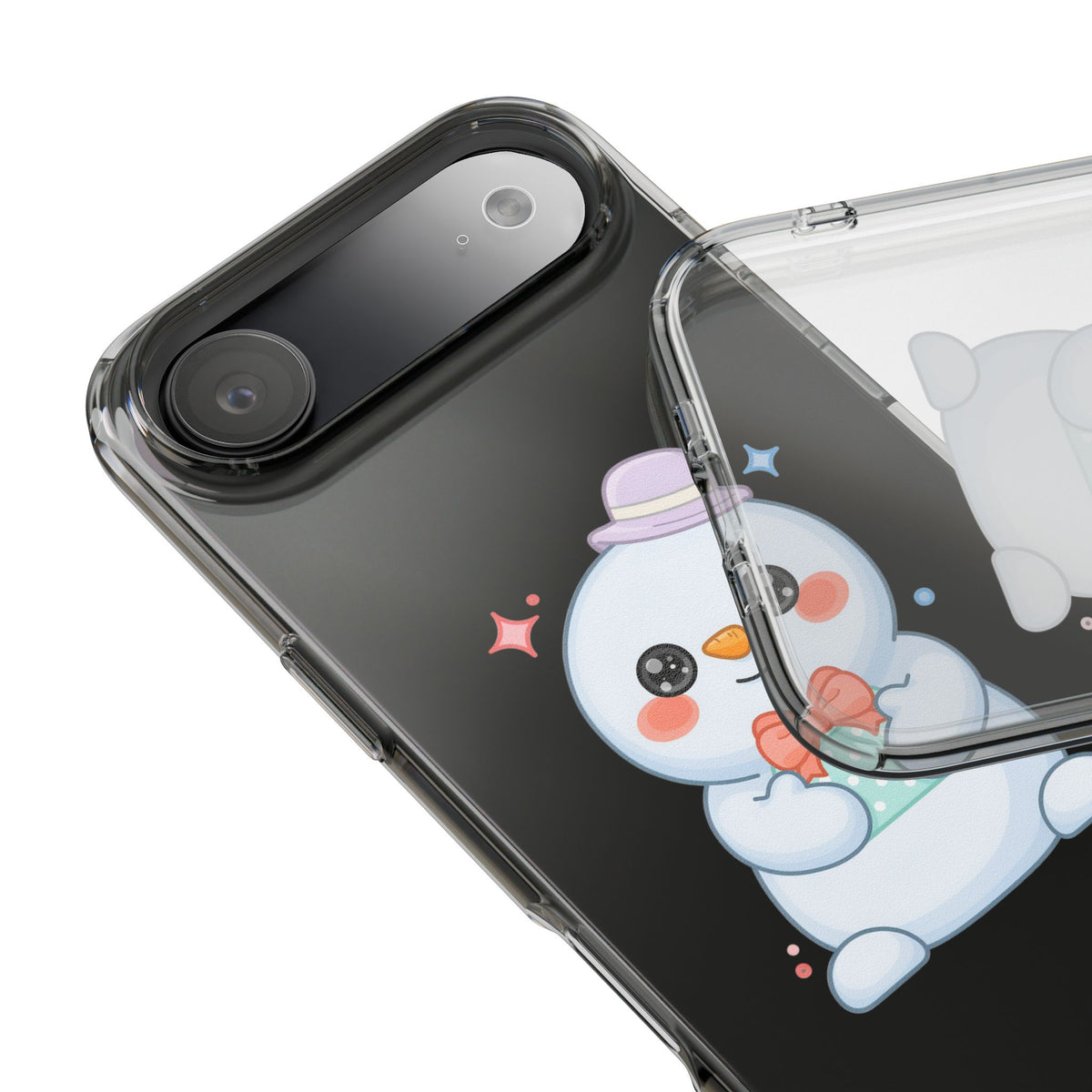 Kawaii Snowman Phone Case for Cheerful Winter Days