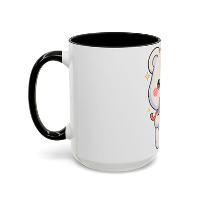 Kawaii Polar Bear Mug, Cute Gift Accent Coffee Mug
