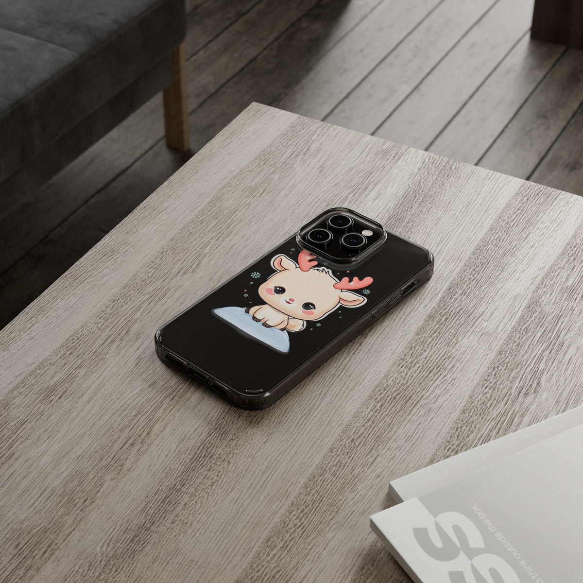 Kawaii Reindeer Phone Case for a Sweet Winter Cheer
