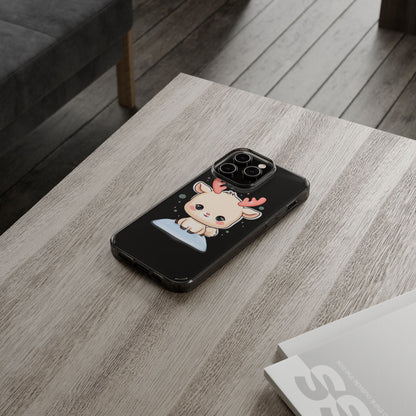 Kawaii Reindeer Phone Case for a Sweet Winter Cheer