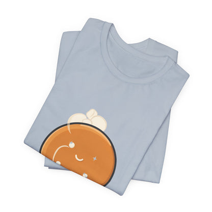 Kawaii Gingerbread Man T-Shirt for Cozy Cocoa Fans
