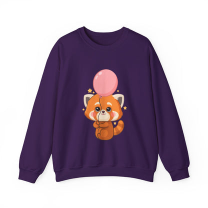 Kawaii Red Panda Sweatshirt, Cute Balloon Animal Gift