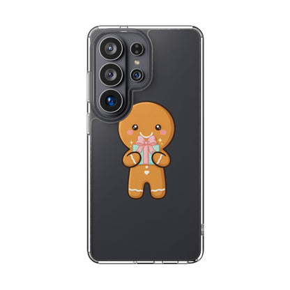 Gingerbread Man Phone Case, Cute Holiday Gift Design