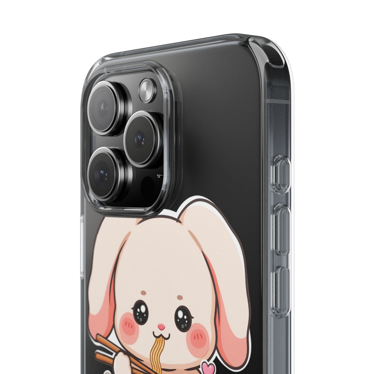Kawaii Ramen Bunny Clear Impact-Resistant Case
