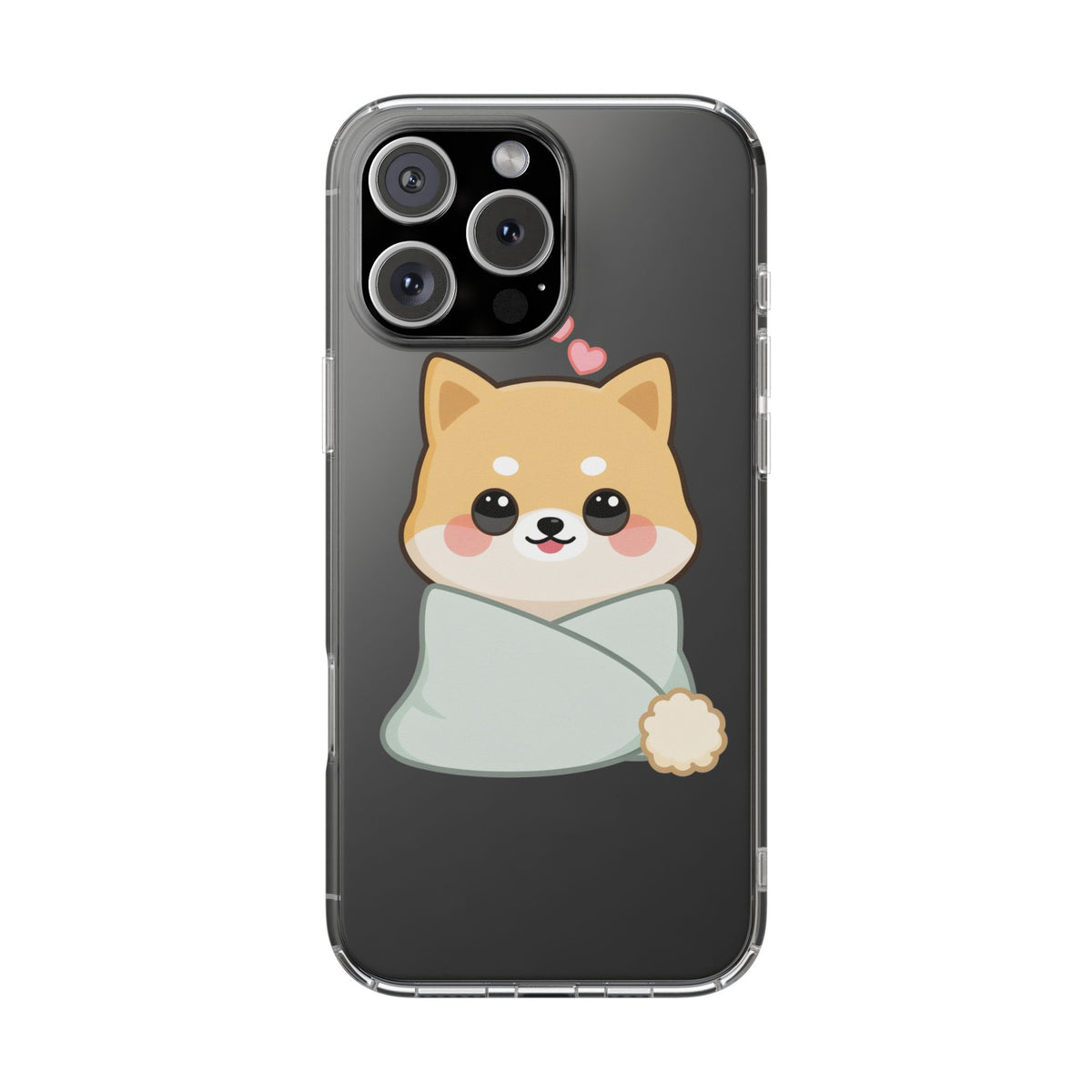 Kawaii Shiba Inu Phone Case, Cozy Valentine Gift