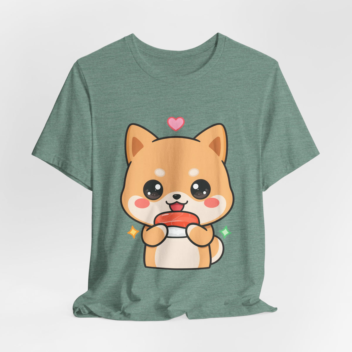 Kawaii Shiba Inu Sushi T-Shirt for Cute Food Lovers