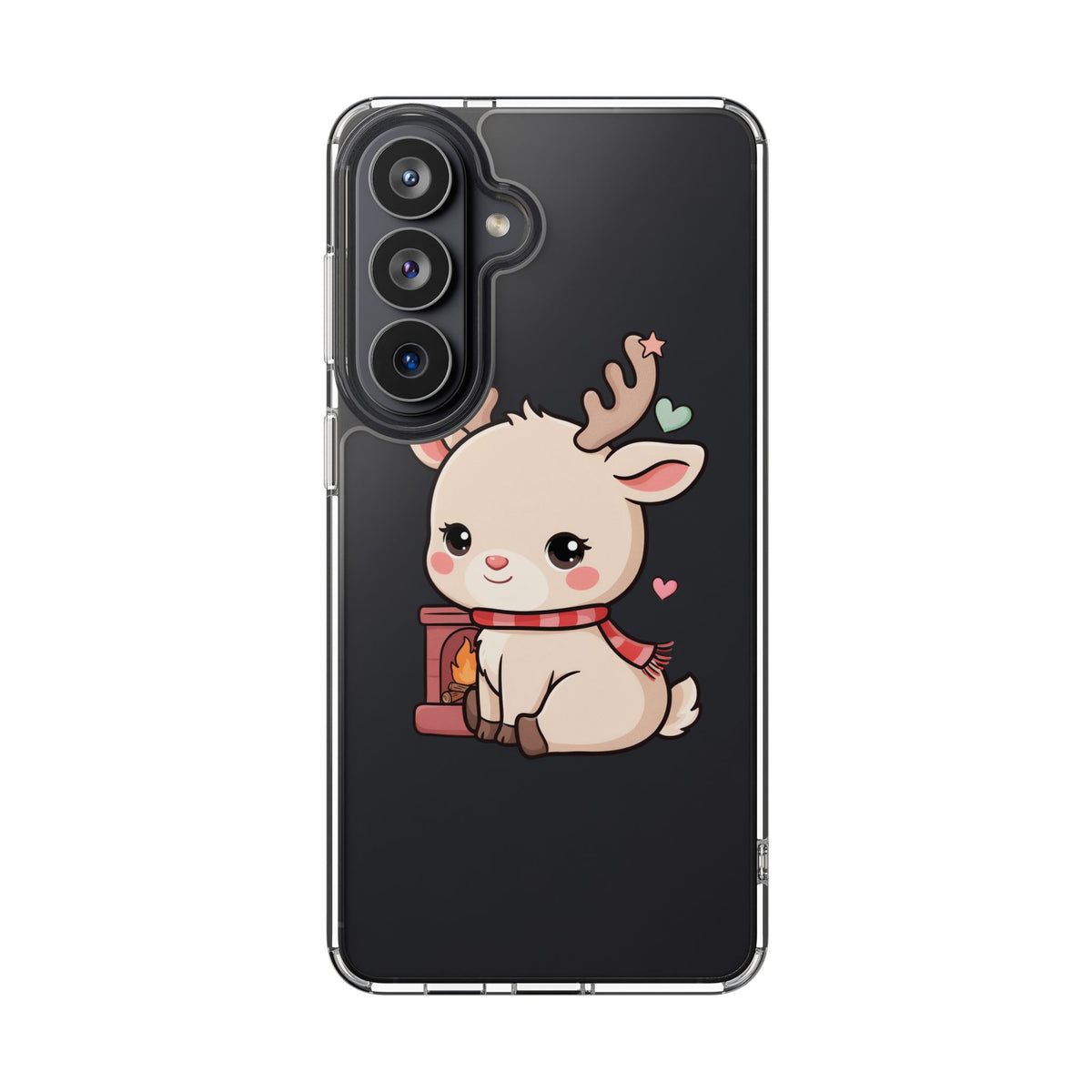 Kawaii Reindeer Phone Case for Cozy Holiday Cheer