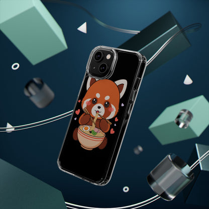 Red Panda Ramen Phone Case – Kawaii Food Lover Gift