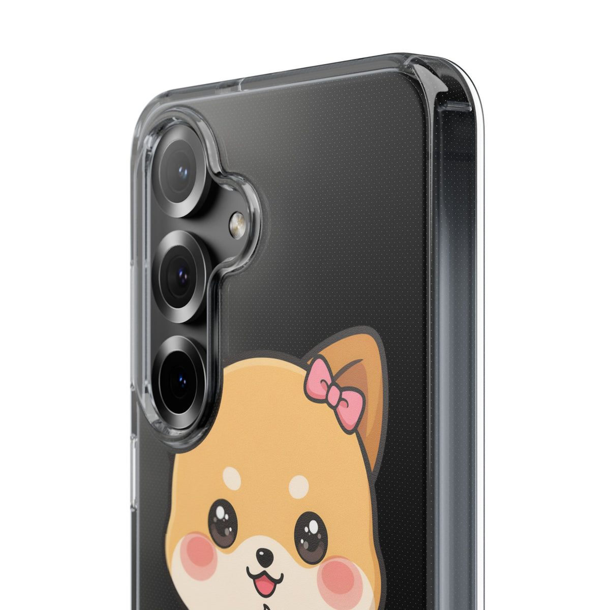 Kawaii Shiba Inu Phone Case with Latte