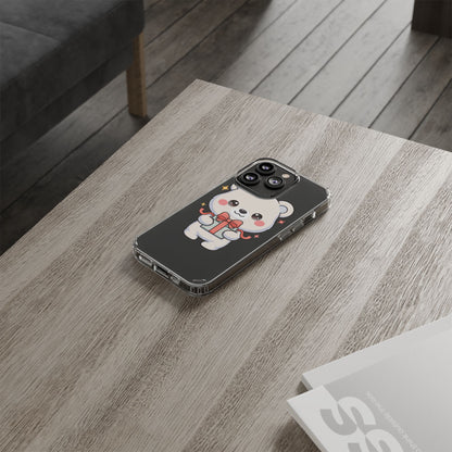 Kawaii Polar Bear Gift Phone Case for Holiday Gifting