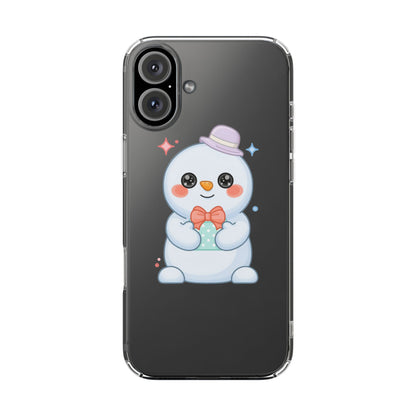 Kawaii Snowman Phone Case for Cheerful Winter Days
