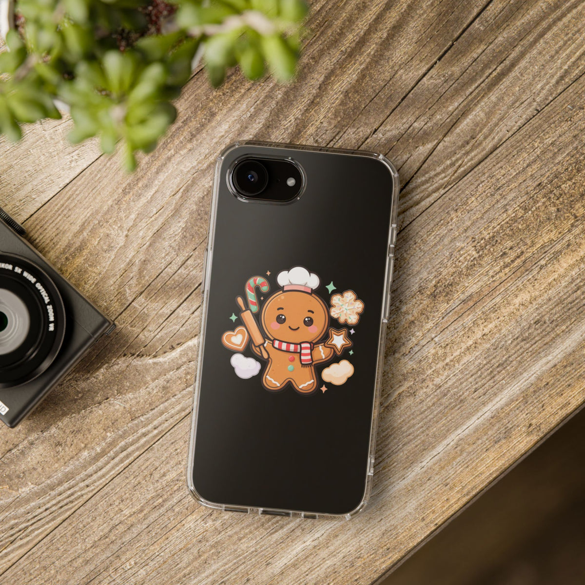 Gingerbread Christmas Phone Case for Holiday Baking Fans
