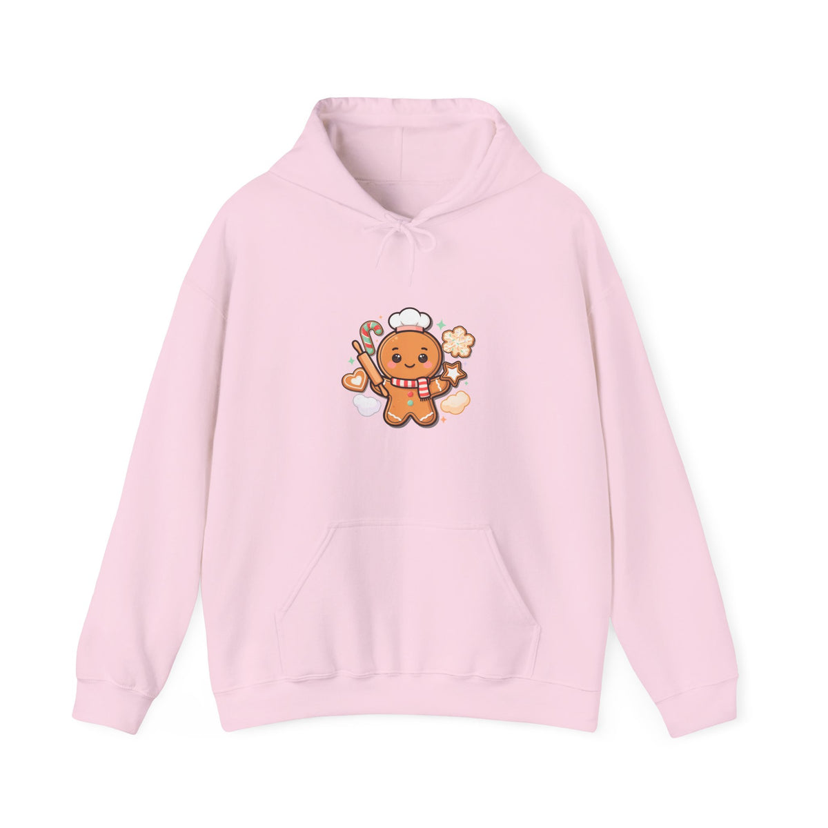 Kawaii Gingerbread Hoodie for Christmas Cookie Baking