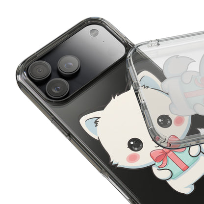 Kawaii Arctic Fox Phone Case with Gift