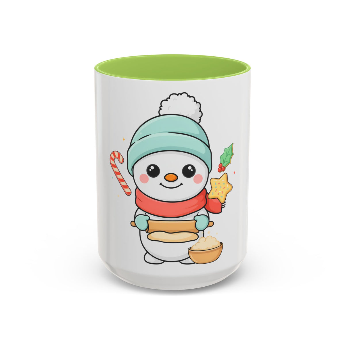Christmas Snowman Baking Accent Coffee Mug
