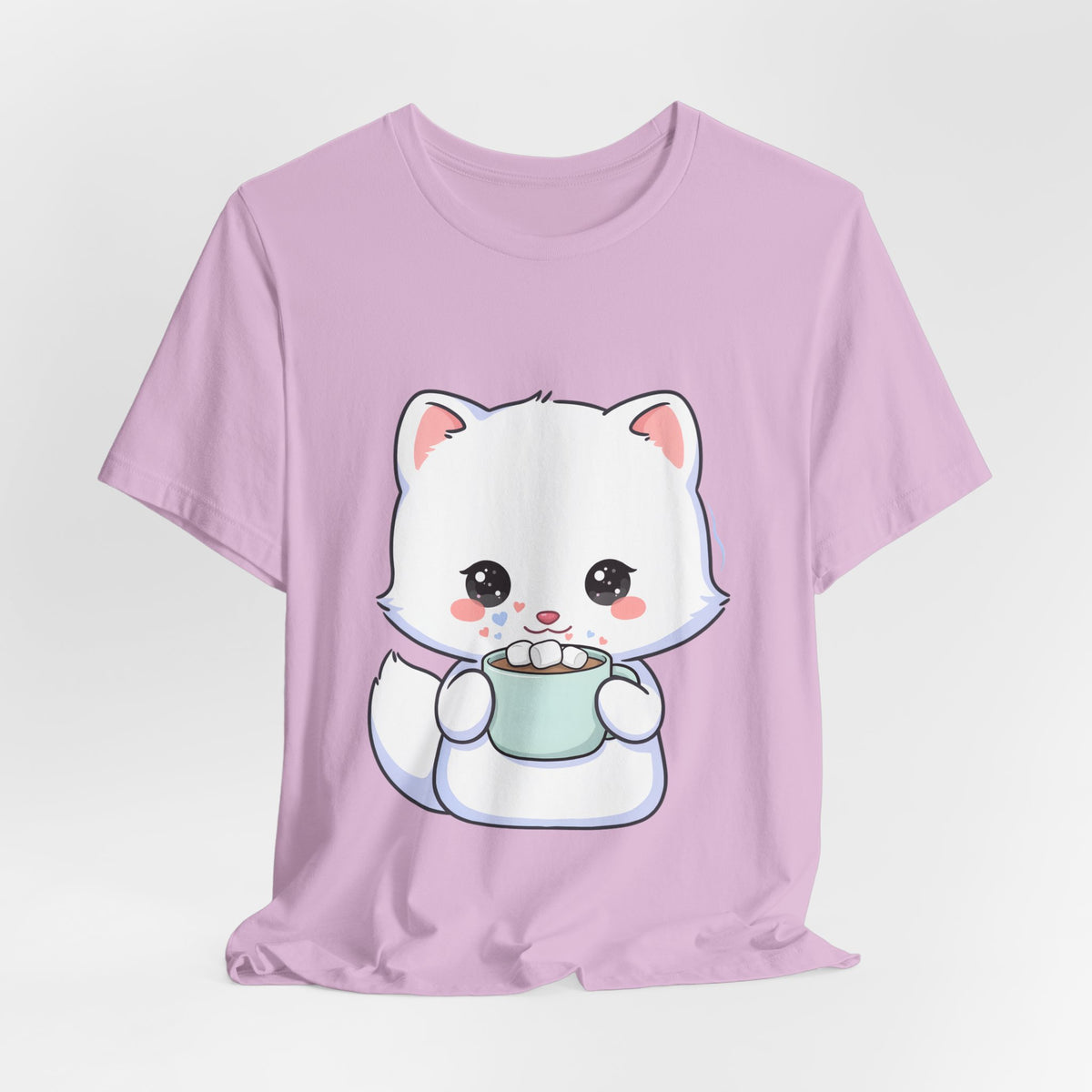 Kawaii Arctic Fox T-Shirt for Cozy Winter Gift Giving