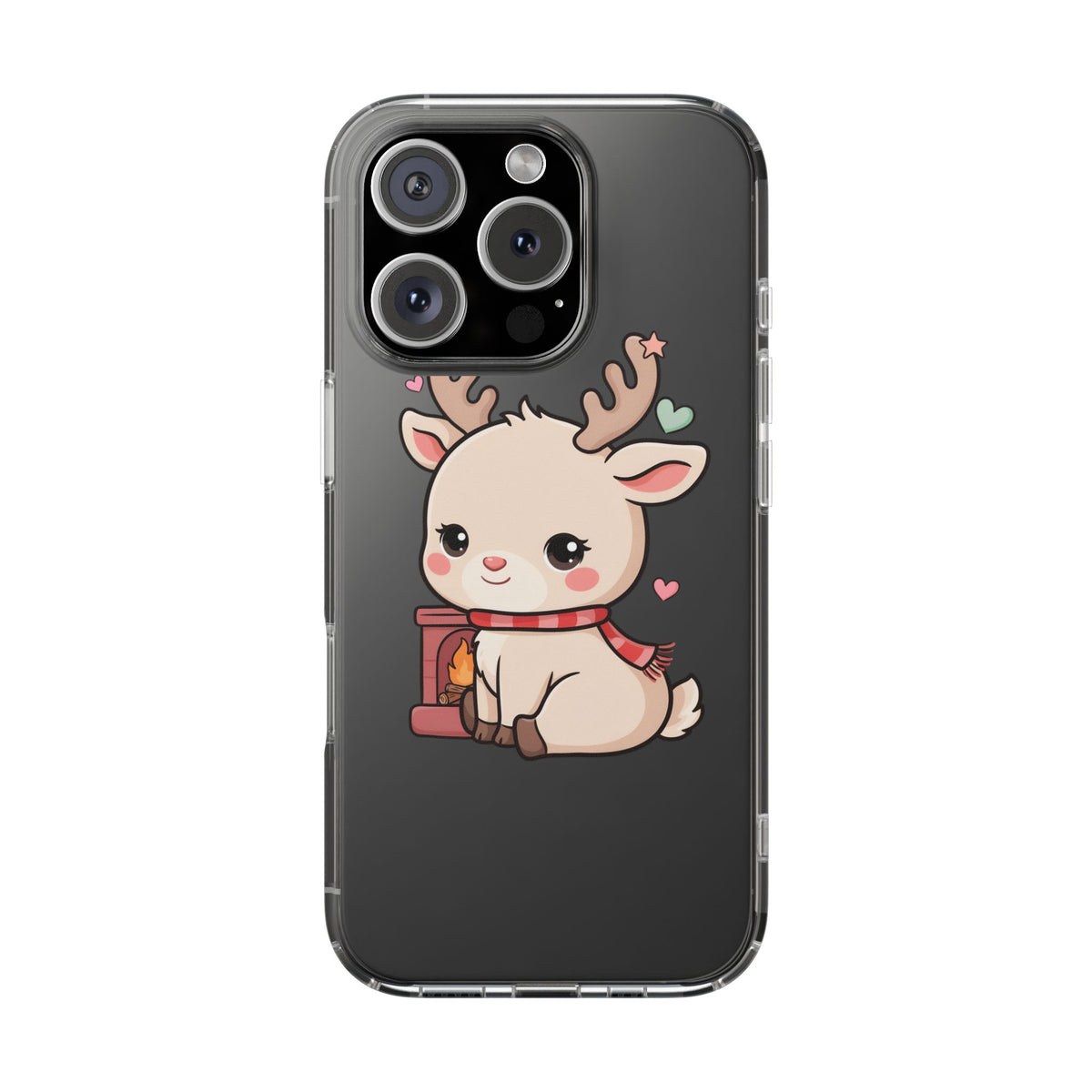 Kawaii Reindeer Phone Case for Cozy Holiday Cheer