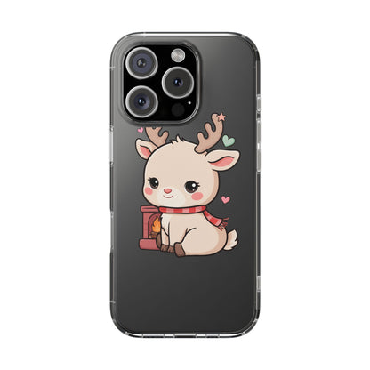 Kawaii Reindeer Phone Case for Cozy Holiday Cheer