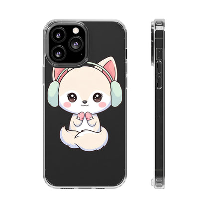 Kawaii Arctic Fox Phone Case – Cozy Winter Cutie