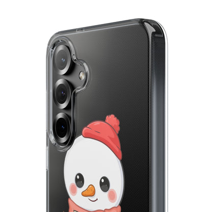 Kawaii Snowman Phone Case Reading to Santa