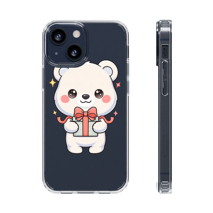 Kawaii Polar Bear Gift Phone Case for Holiday Gifting