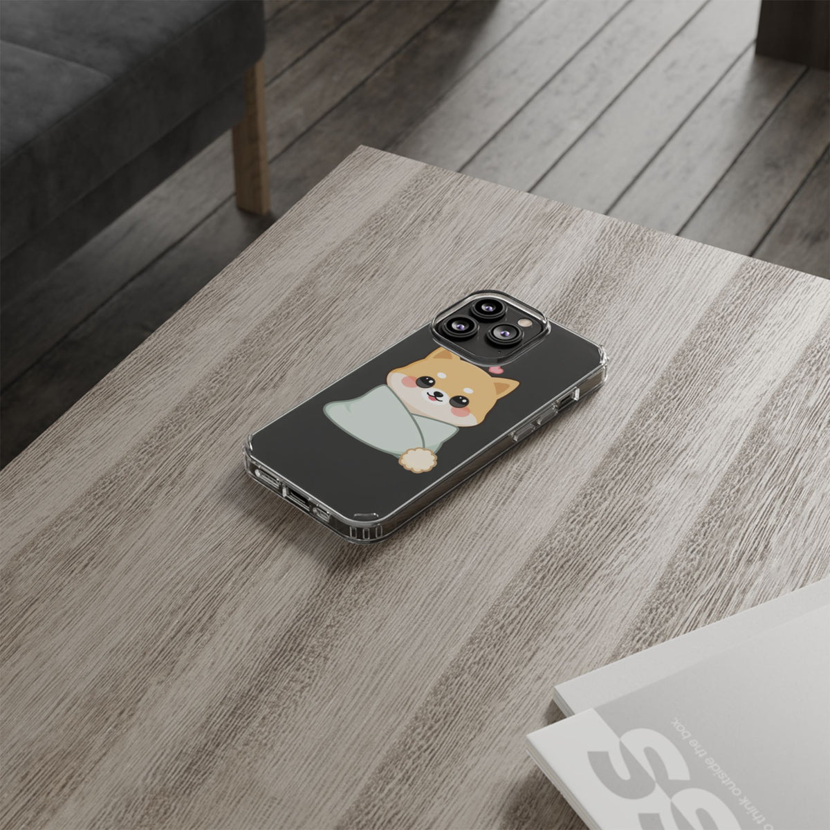 Kawaii Shiba Inu Phone Case, Cozy Valentine Gift