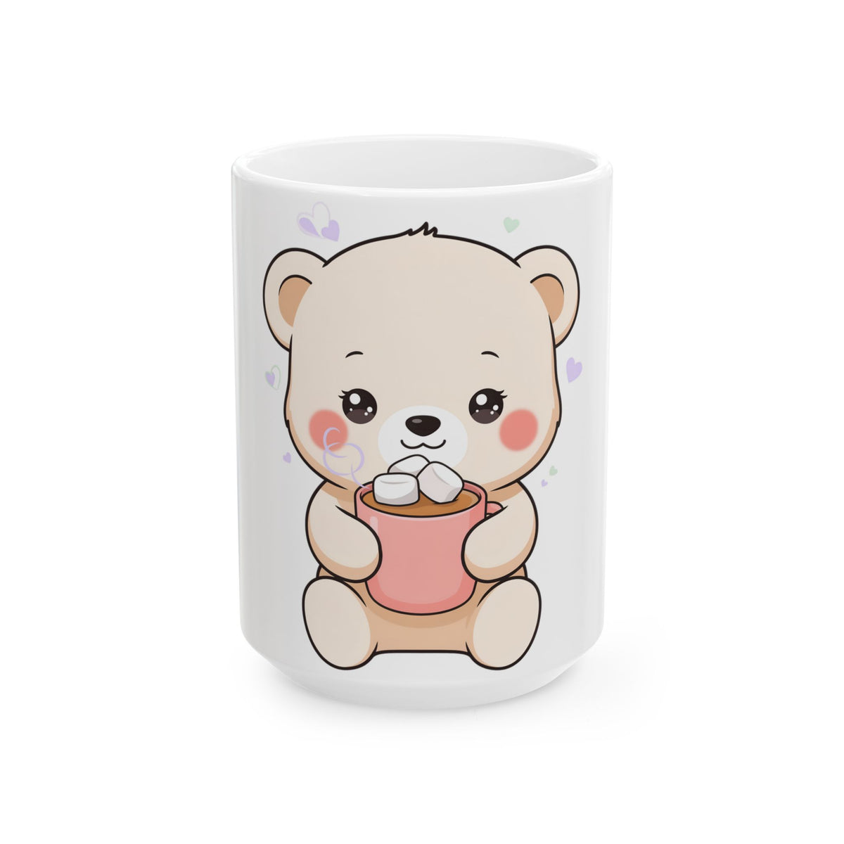 Hot Cocoa Bear Mug, Cute Winter Gift for Cozy Sips