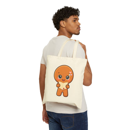 Christmas Gingerbread Tote Bag for Holiday Gift Giving