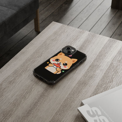 Kawaii Shiba Inu Phone Case for Sushi Lovers