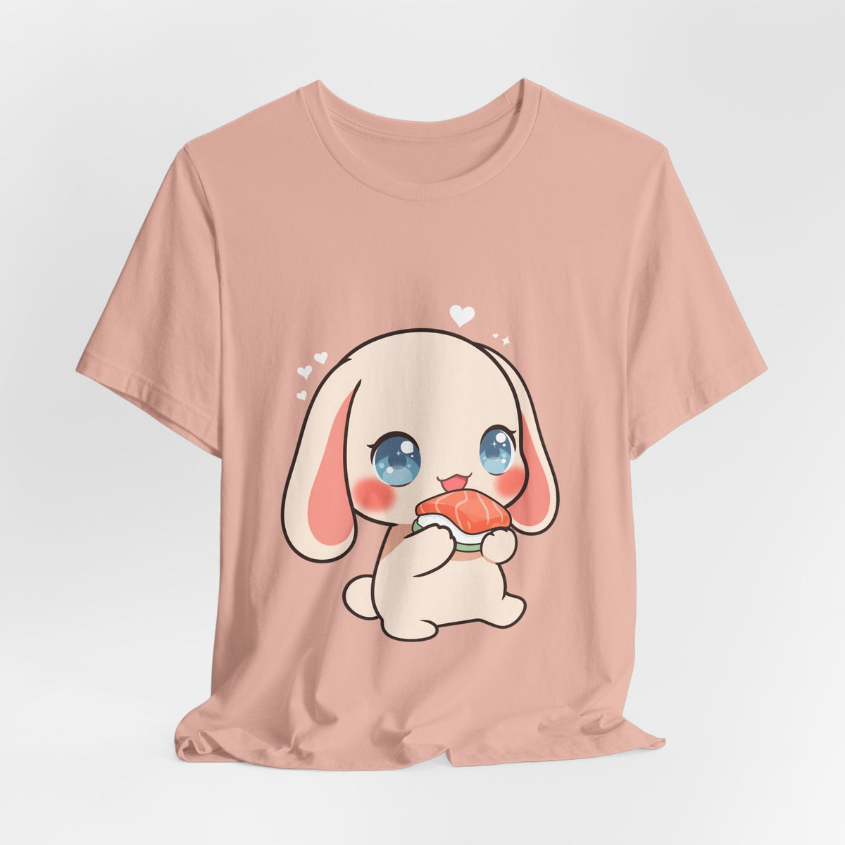 Kawaii Sushi Bunny T-Shirt for Cute Foodie Fans