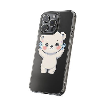 Kawaii Polar Bear Phone Case for a Cozy Winter Gift