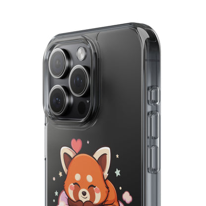 Cute Red Panda Phone Case, Dreamy Kawaii Cloud Art