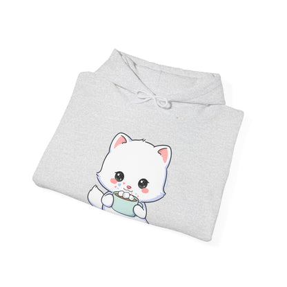 Kawaii Arctic Fox Hoodie for Cozy Cute-Style Fans